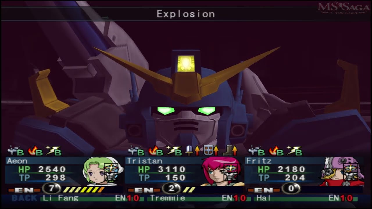 MS Saga A New Dawn - Boss Battle (5) Hell Hundred Hyaku Shiki Another G System