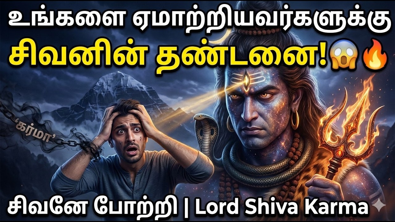உங்களை ஏமாற்றியவர்களுக்கு ஈசனின் தண்டனை! 😱🔥 | Lord Shiva Karma