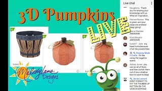 3D Pumpkins & Basket by Cricut with Faux Leather