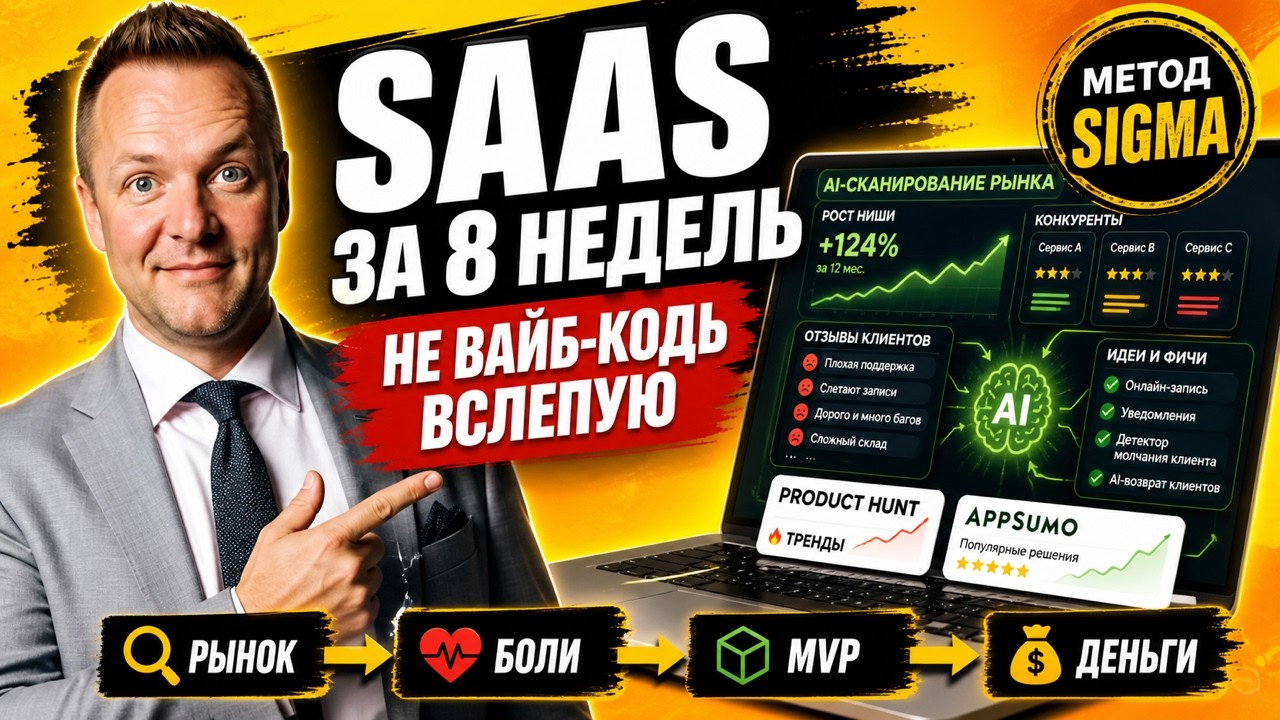 How to Build a SaaS in 2026: The SIGMA Method, AI Market Scanning, and an MVP Without a Team