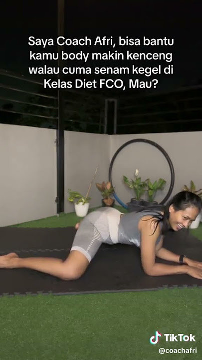 Senam Kegel Gaya Helikopter. Coach Afriyani Silitonga