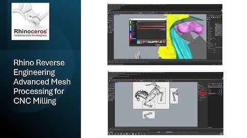 Rhino Tutorial: Convert Mesh to NURBS for CNC Machining (QuadRemesh + RhinoCAM)