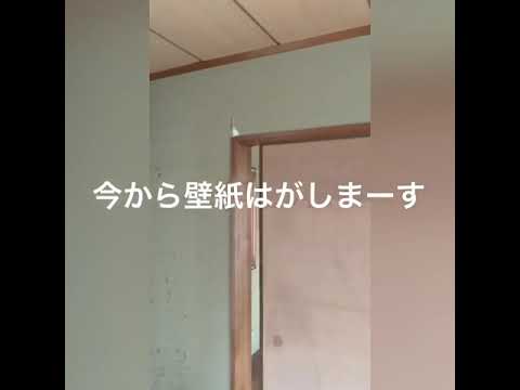 和室 洋室に 壁紙剥がす Youtube