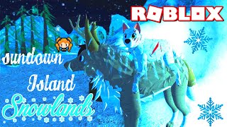 Roblox Sundown Island Snowlands New Map Update Arctic Wolf I Found A Little Pup Youtube - updates sundown city alpha 3 5 roblox