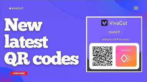 VivaCut Animation qr code | VivaCut QR Code