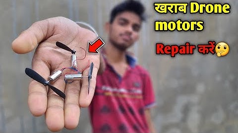 How to Repair Drone motor💡| Summer experiment | AK technical amrit | Samar experiment