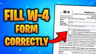 W-4 Form 2026 Made Simple | Fill It Out Correctly