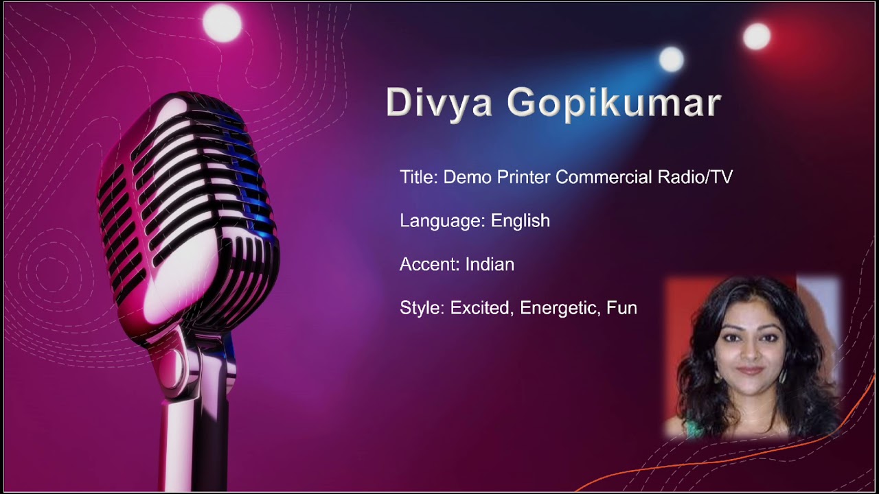 Demo Printer ad Indian accent