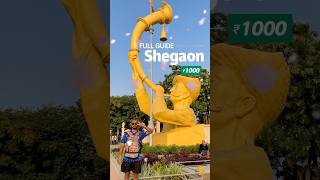 Shegaon Budget Travel Guide and  itinerary – Full Trip Under ₹1000! #shorts