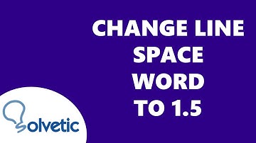CHANGE LINE SPACE in WORD to 1.5 ▶️▶️
