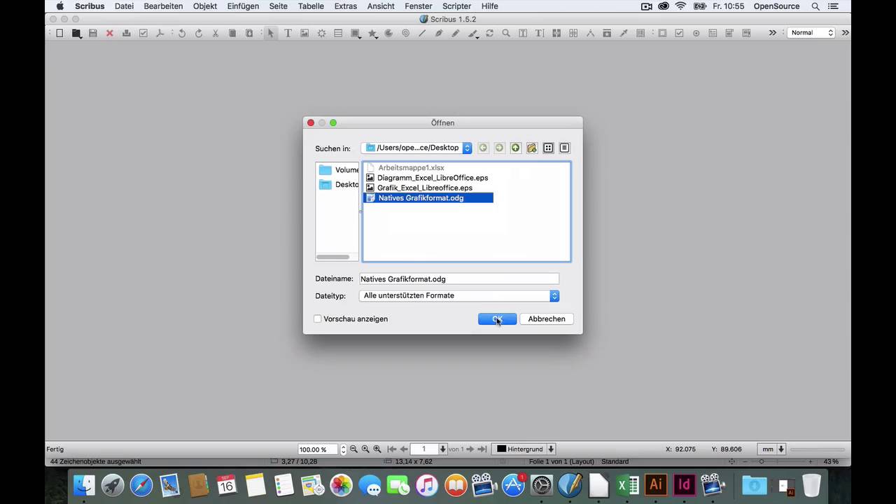 Grafik via LibreOffice