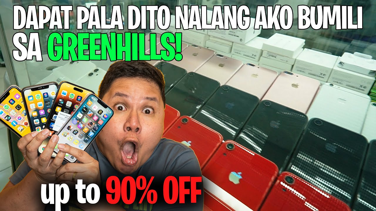 BUMILI AKO NG MGA iPHONE SA GREENHILLS! LAKI NG SAVINGS KO!