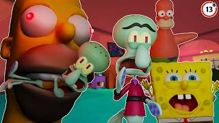 SpongeBob Escapes EVIL HOMER in Roblox! (SQUILLIAM RETURNS!)