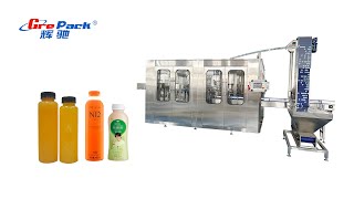 Grepack-Automatic Washing, Filling and Capping 3 in 1 Machine for juice Bottle 15000BPH-18000BPH