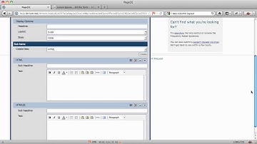 Layout Templates - How to create a two column layout - part 2