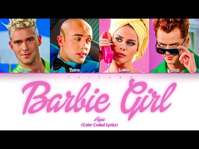 Aqua - Barbie Girl (Color Coded Lyrics) class=