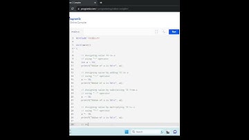 Assignment Operators in C Language || #shorts || #CloudCODE