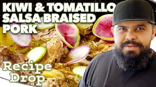Better Than BBQ: Kiwi & Tomatillo Salsa Braised Pork | Recipe Drop | Food52