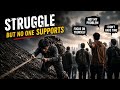 स्ट्रगल में कोई सपोर्ट नहीं करता😥#struggle #motivational#hard work#inspiration#viral video#trending🙏