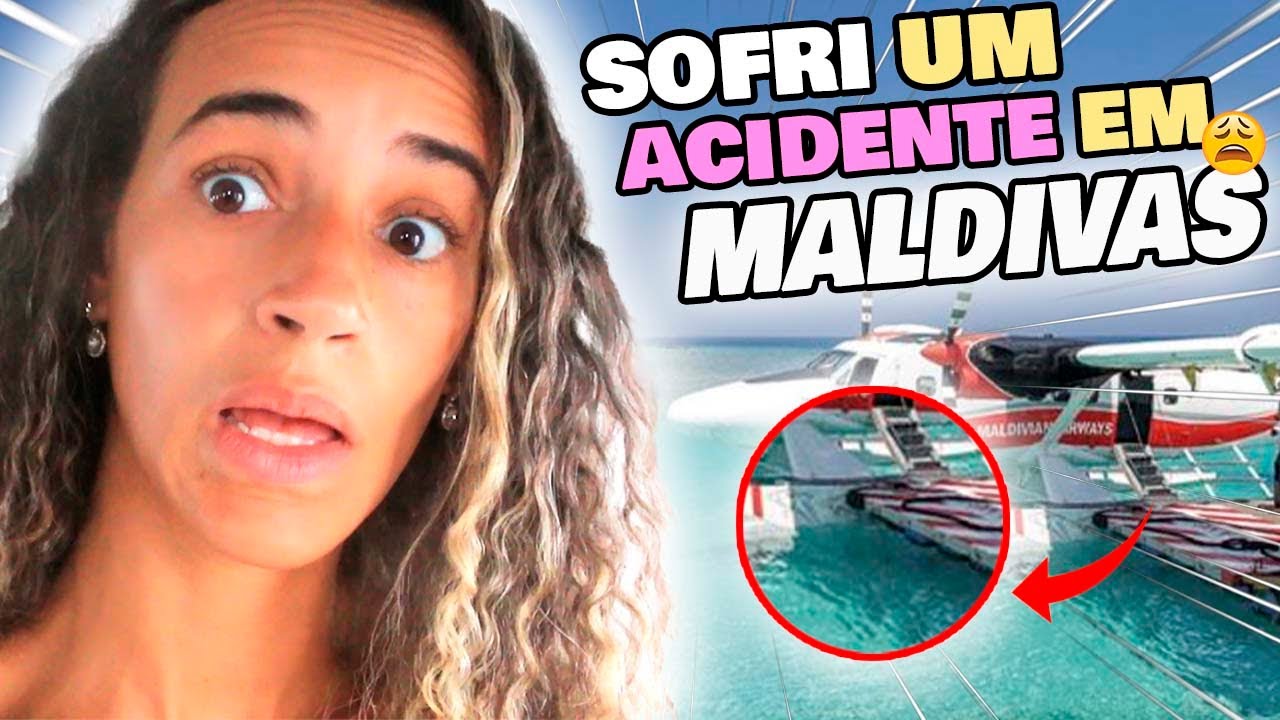 O HIDROAVIAO me ATROPEL0U! S0FRI um ACIDENTE nas MALDIVAS! @Dhigali Maldives