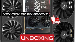 UNBOXNG XFX Speedster QICK 210 RX 6500 XT Black Gaming Graphics Card