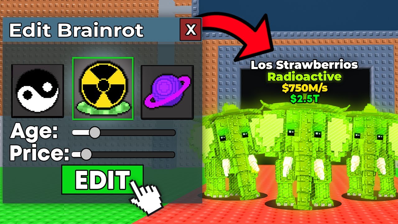 Steal a Brainrot, But You Can EDIT Any Brainrot..