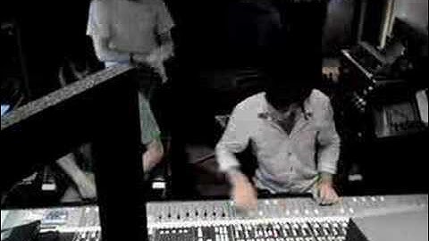 time lapse mixing session with audio