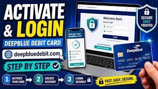 How to Activate and Login DeepBlue Debit Card at deepbluedebit com - Step by Step