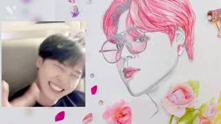 Draw with #Jimin and me - shading & blending colors tips-أرسم معي و مع جيمين #bts #drawingtips