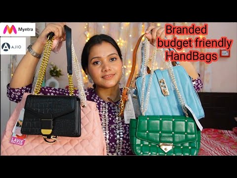 BEST MYNTRA BAGS HAUL start@526/Branded Handbags/sling/wallet/clutch/office  bag/tote/affordable bags - YouTube