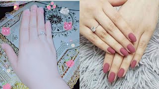 العناية باليدين|طريقة عمل باديكير اليدين (المناكير) في البيت| ✌️ ✌️ Hand care