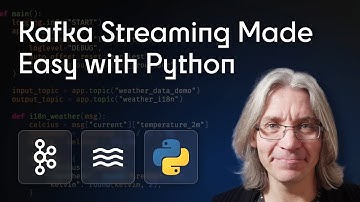 Kafka-streamverwerking met Python - een walkthrough