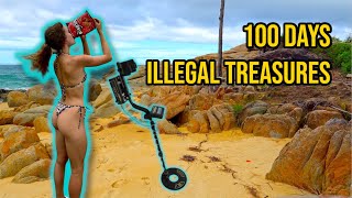 Spent 100 Days Searching in a Restricted Area | Forbidden Treasures 😱💎 Subscribe ❤️