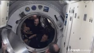 Chris Hadfield returns to Earth