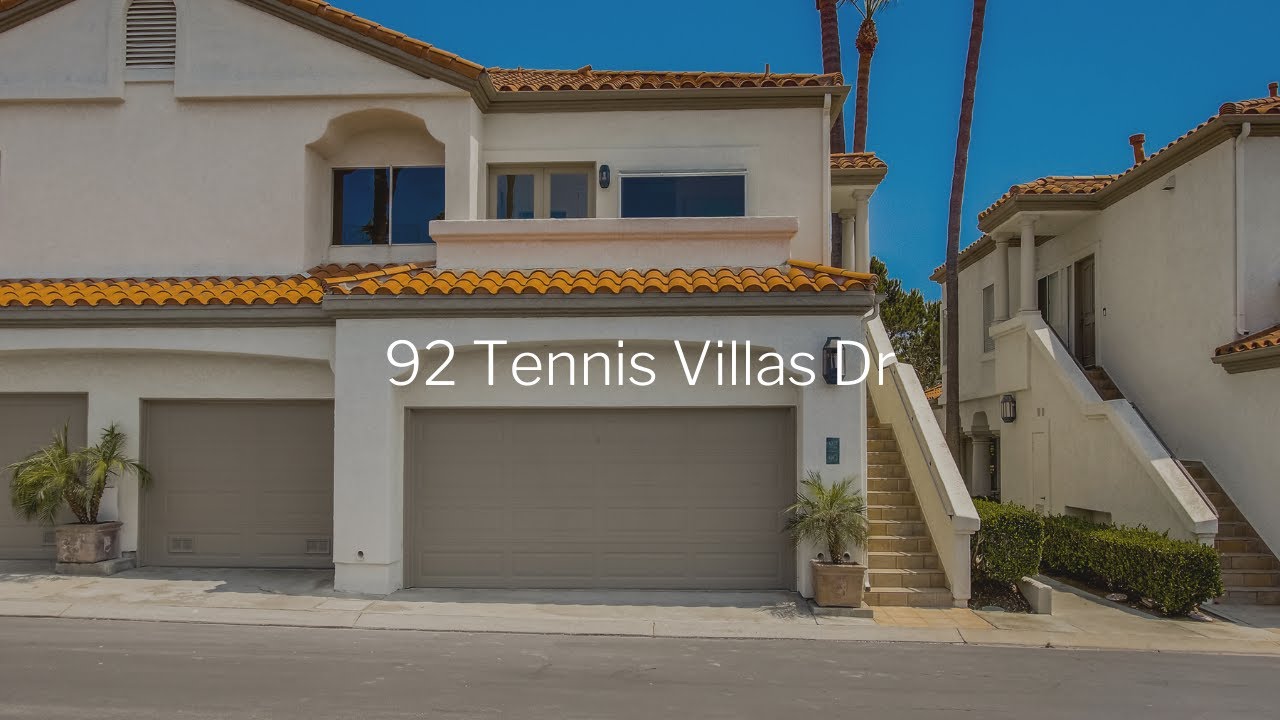 92 Tennis Villas Dr, Dana Point, CA 92629 YouTube