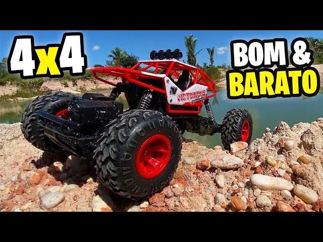 Carrinho de Controle Remoto 4x4 Escala 1:10 - Robô Marte