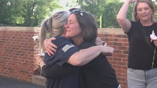 Family, Colleagues Emotional At Cuyahoga Heights Vigil For Fallen Euclid Police Officer Jacob Derbin