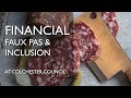 Financial faux pas  inclusion at colchester council
