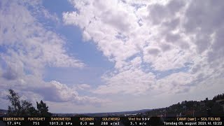 Timelapse Cam 1 - 5. august 2021