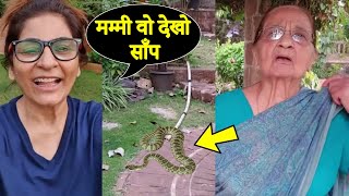 Archana Puran Singh Found Snake In Her Garden, Hubby Purmeet Sethi Continue With Workout