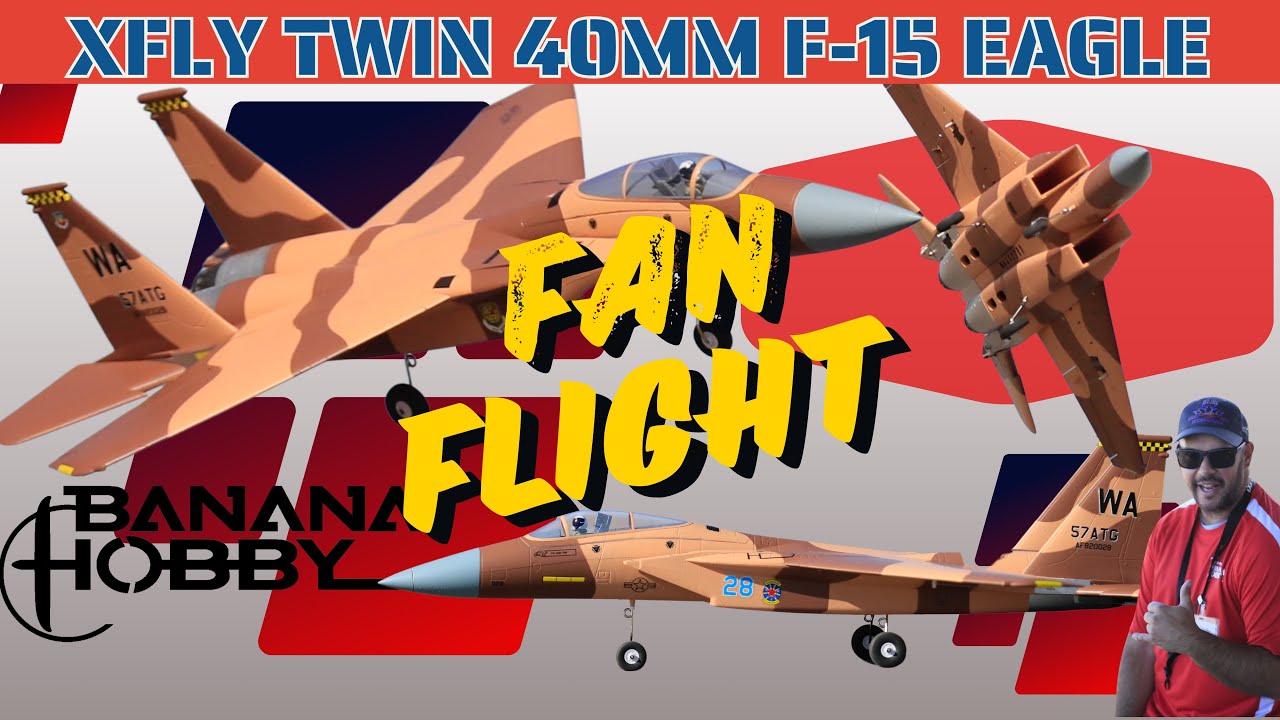 Xfly Twin 40mm F-15 uncut First Flight Impressions by Steve from