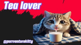 Have you ever watched a cat drink tea? #youtubevideo