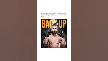 Jiri Is The BACKUP For Pereira Vs Ankalaev 2 