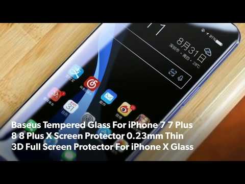 Tempered Glass For iPhone 7 7 Plus 8 8 Plus X Screen Protector