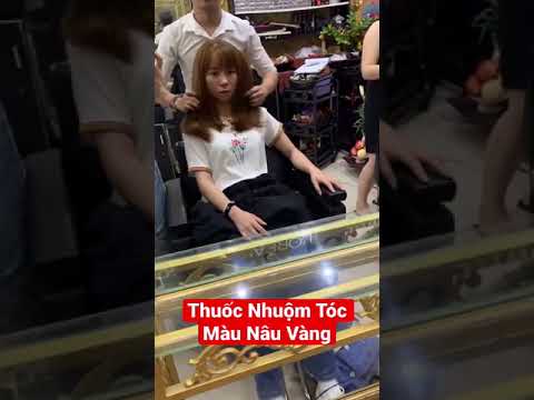 Tóc Màu Nâu Vàng Cam - Thuốc Nhuộm Tóc Tại Nhà Màu Nâu Vàng Tự Nhiên