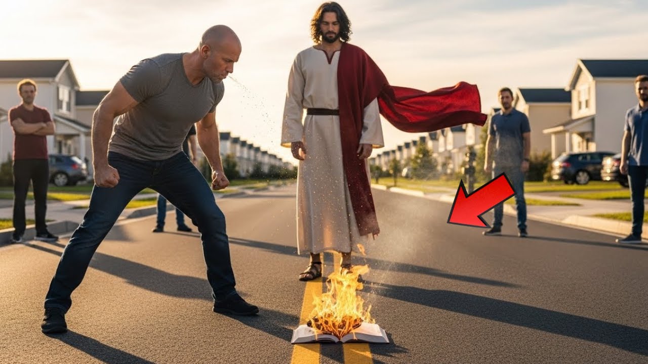Um ATEU CUSPIU E QUEIMOU a BÍBLIA para zombar e desafiar Deus… mas Jesus Cristo VIU e foi TREMENDO!