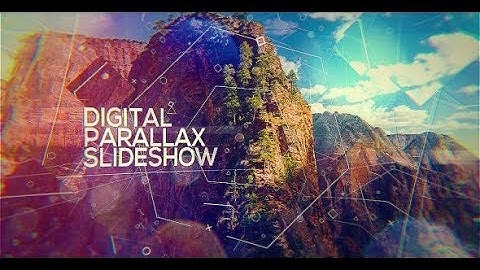 Digital Parallax Slideshow I Opener Videohive After Effects Templates 2019