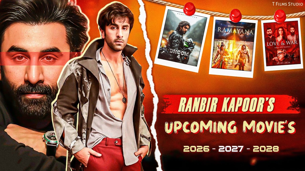 Ranbir Kapoor Upcoming Movies 2026-2027 || Love & War || Ramayana 1 & 2 || T Films Studio