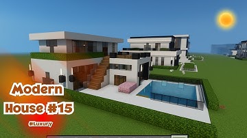 Minecraft Modern Luxury Pool –Ultimate Dream House Build! 🏡 #minecraft #luxury #house