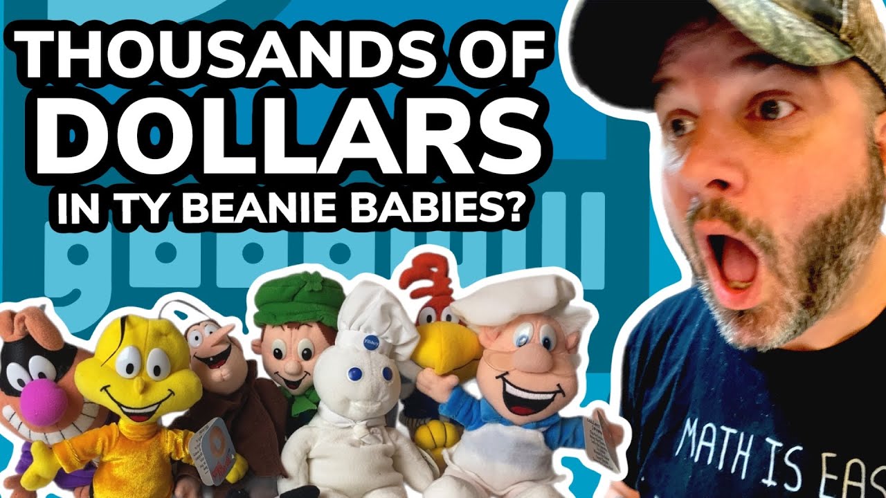 THOUSANDS of DOLLARS in TY Beanie Babies??? toyhunt thriftwithme